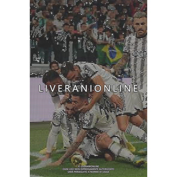 Torino 05.10.2022 Stadio Allianz Stadium ©Manuela Viganti/Agenzia Aldo Liverani Juventus vs Maccabi Haifa Champions League 2022/2023 Gruppo H Giornata 3 di 6 Nella foto: esultanza juventus dopo il gol di adrien rabiot ©/AGENZIA ALDO LIVERANI SAS