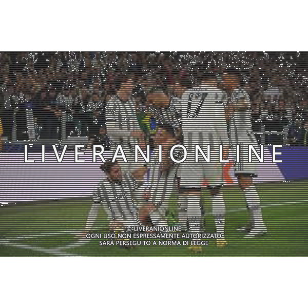 Torino 05.10.2022 Stadio Allianz Stadium ©Manuela Viganti/Agenzia Aldo Liverani Juventus vs Maccabi Haifa Champions League 2022/2023 Gruppo H Giornata 3 di 6 Nella foto: esultanza juventus dopo il gol di adrien rabiot ©/AGENZIA ALDO LIVERANI SAS