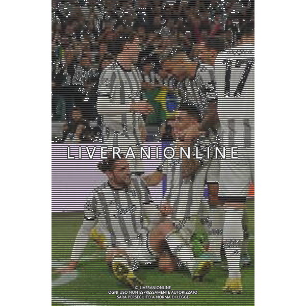 Torino 05.10.2022 Stadio Allianz Stadium ©Manuela Viganti/Agenzia Aldo Liverani Juventus vs Maccabi Haifa Champions League 2022/2023 Gruppo H Giornata 3 di 6 Nella foto: esultanza juventus dopo il gol di adrien rabiot ©/AGENZIA ALDO LIVERANI SAS