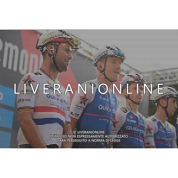 06-10-2022 Giro Del Piemonte; 2022, Quick Step - Alpha Vinyl; Cavendish, Mark; Ballerini, Davide; Omegna; ©SIROTTI/AGENZIA ALDO LIVERANI SAS