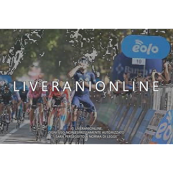 06-10-2022 Giro Del Piemonte; 2022, Movistar; 2022, Bahrain - Victorious; Garcia Cortina, Ivan; Mohoric, Matej; Beinasco; ©SIROTTI/AGENZIA ALDO LIVERANI SAS