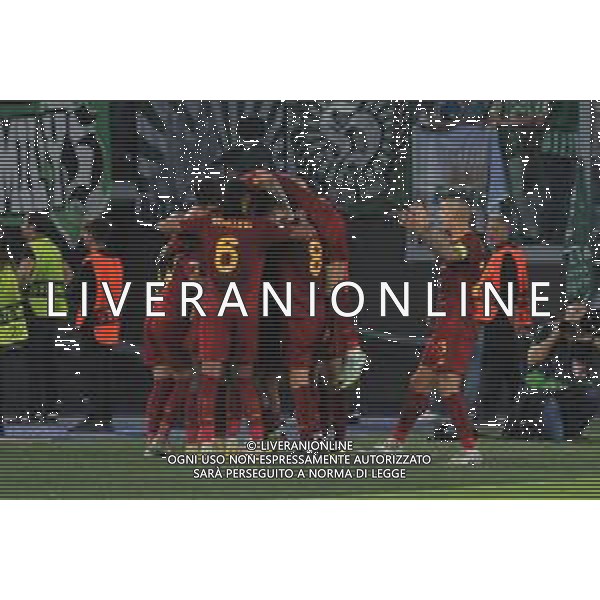 Roma vs Real Betis 3 Giornata Europa League - Stadio Olimpico - Roma 06-10-2022 nella foto Esultanza Roma dopo il gol su Rigore di Paulo Dybala ©Federico Gaetano/AGENZIA ALDO LIVERANI SAS