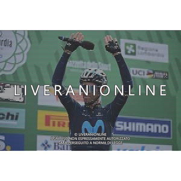 08-10-2022 Giro Di Lombardia; 2022, Movistar; Valverde, Alejandro; Bergamo; ©SIROTTI/AGENZIA ALDO LIVERANI SAS