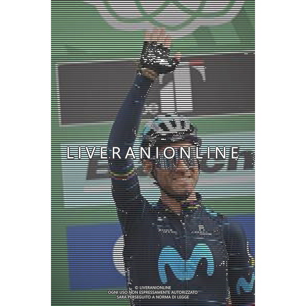 08-10-2022 Giro Di Lombardia; 2022, Movistar; Valverde, Alejandro; Bergamo; ©SIROTTI/AGENZIA ALDO LIVERANI SAS