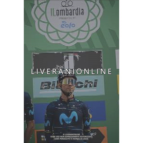 08-10-2022 Giro Di Lombardia; 2022, Movistar; Valverde, Alejandro; Bergamo; ©SIROTTI/AGENZIA ALDO LIVERANI SAS