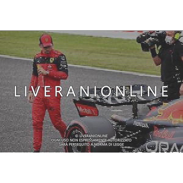 Charles Leclerc (MON) Ferrari in qualifying parc ferme. 08.10.2022. Formula 1 World Championship, Rd 18, Japanese Grand Prix, Suzuka, Japan, Qualifying Day. - www.xpbimages.com, EMail: requests@xpbimages.com © Copyright: Batchelor / XPB Images/AGENZIA ALDO LIVERANI SAS - ITALY ONLY EDITORIAL USE ONLY