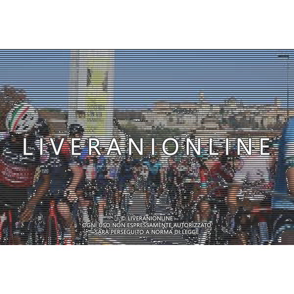08-10-2022 Giro Di Lombardia; 2022, Astana - Qazaqstan; 2022, Movistar; Nibali, Vincenzo; Valverde, Alejandro; Bergamo; ©SIROTTI/AGENZIA ALDO LIVERANI SAS