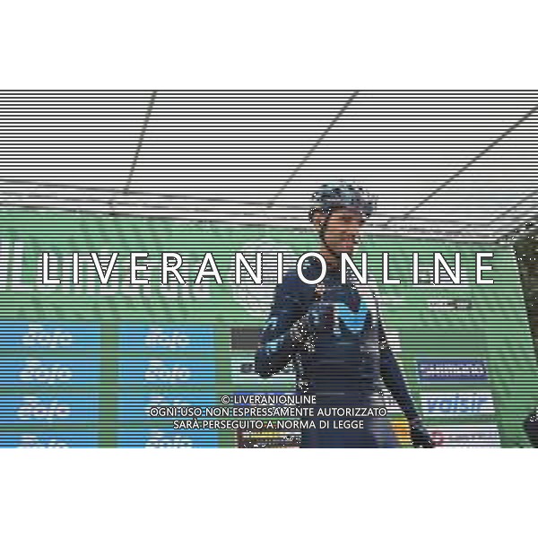 08-10-2022 Giro Di Lombardia; 2022, Movistar; Valverde, Alejandro; Bergamo; ©SIROTTI/AGENZIA ALDO LIVERANI SAS