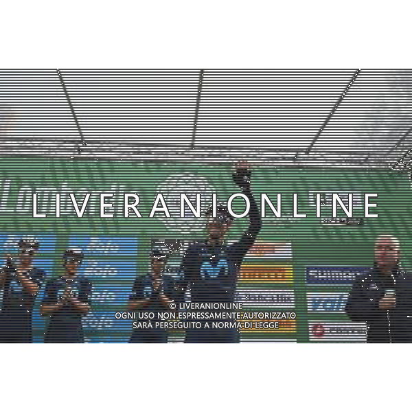 08-10-2022 Giro Di Lombardia; 2022, Movistar; Valverde, Alejandro; Bergamo; ©SIROTTI/AGENZIA ALDO LIVERANI SAS