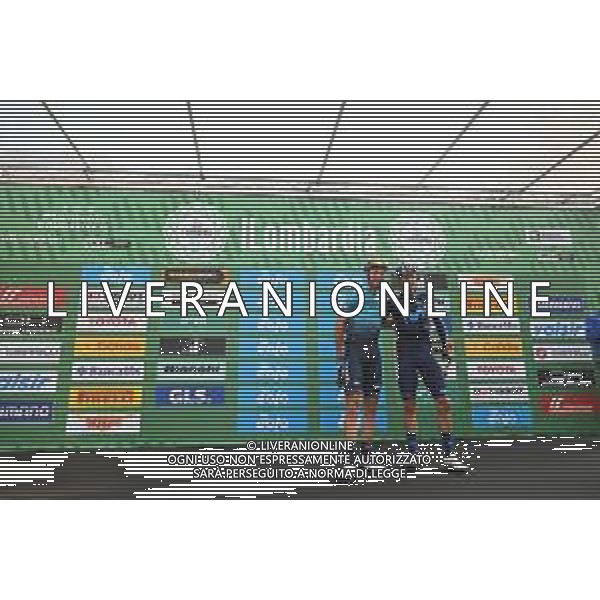 08-10-2022 Giro Di Lombardia; 2022, Movistar; 2022, Astana - Qazaqstan; Valverde, Alejandro; Nibali, Vincenzo; Bergamo; ©SIROTTI/AGENZIA ALDO LIVERANI SAS