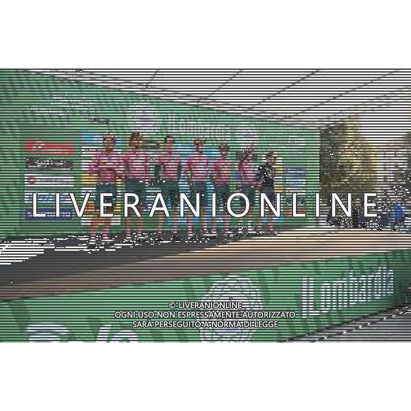 08-10-2022 Giro Di Lombardia; 2022, Ef Education - Easypost; Bergamo; ©SIROTTI/AGENZIA ALDO LIVERANI SAS