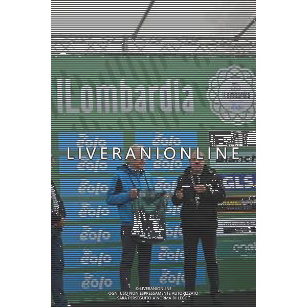 08-10-2022 Giro Di Lombardia; Algeri, Pietro; Vegni, Mauro; Bergamo; ©SIROTTI/AGENZIA ALDO LIVERANI SAS
