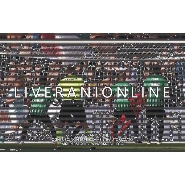 SASSUOLO - INTER CAMPIONATO CALCIO SERIE A TIM 08.10.2022 NELLA FOTO IL GOL DI EDIN DZEKO ©SANTANDREA/AGENZIA ALDO LIVERANI SAS