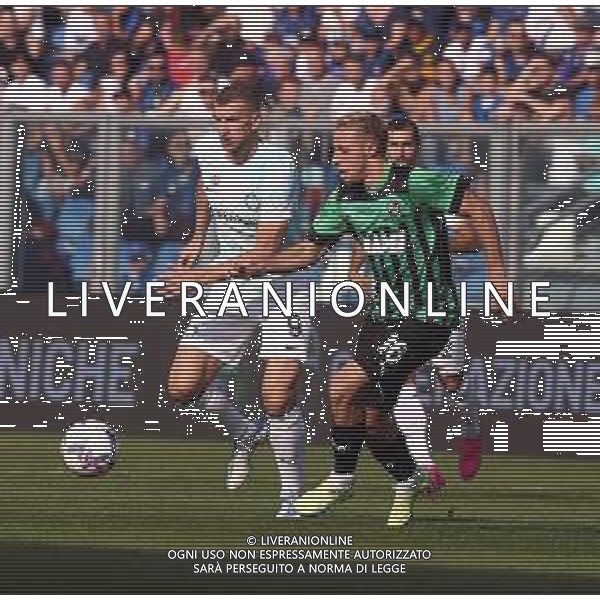 SASSUOLO - INTER CAMPIONATO CALCIO SERIE A TIM 08.10.2022 NELLA FOTO EDIN DZEKO E DAVIDE FRATTESI ©SANTANDREA/AGENZIA ALDO LIVERANI SAS