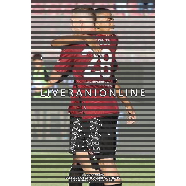 REGGINA - COSENZA CAMPIONATO CALCIO SERIE B 08.10.2022 NELLA FOTO ESULTANZA DOPO IL GOAL DI RIVAS ©GARREFFA/AGENZIA ALDO LIVERANI SAS