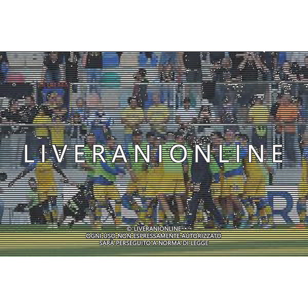 Frosinone vs Spal Campionato Serie B - 8 Giornata Stadio B.Stirpe - Frosinone 08-10-2022 nella foto Esultanza Frosinone dopo gol Giuseppe Caso ©Federico Gaetano/AGENZIA ALDO LIVERANI SAS