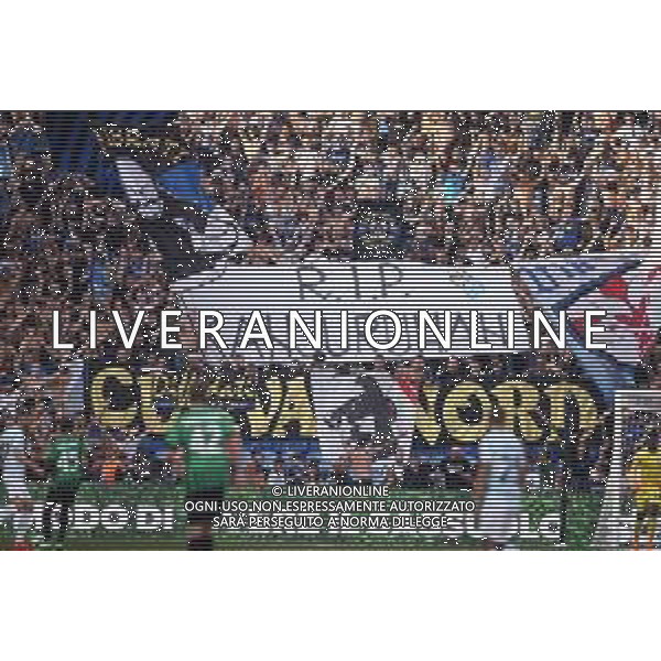 SASSUOLO - INTER CAMPIONATO CALCIO SERIE A TIM 08.10.2022 NELLA FOTO STRISCIONE TIFOSI INTER ©SANTANDREA/AGENZIA ALDO LIVERANI SAS