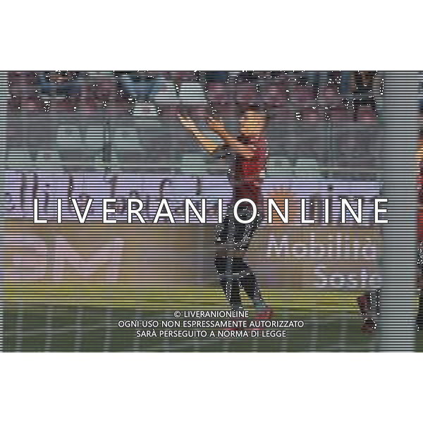 REGGINA - COSENZA CAMPIONATO CALCIO SERIE B 08.10.2022 NELLA FOTO ESULTANZA DOPO IL GOL DI PIEROZZI REGGINA ©GARREFFA/AGENZIA ALDO LIVERANI SAS