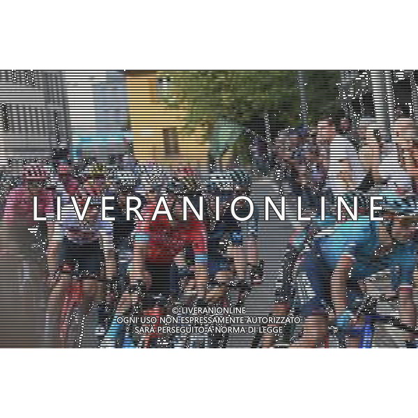 08-10-2022 Giro Di Lombardia; 2022, Bahrain - Victorious; 2022, Movistar; Caruso, Damiano; Valverde, Alejandro; Como; foto stefano sirotti-ag aldo liverani sas