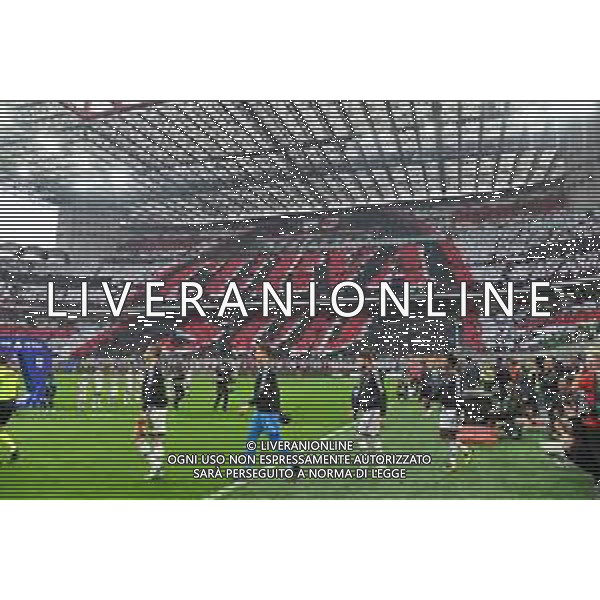 ingresso squadre - coreografia tifosi milan Milan vs Juventus Milano 08-10-2022 Stadio Giuseppe Meazza - San Siro Campionato Serie A TIM - 9a giornata foto Roberto Garavaglia/ag. Aldo Liverani sas/AGENZIA ALDO LIVERANI SAS