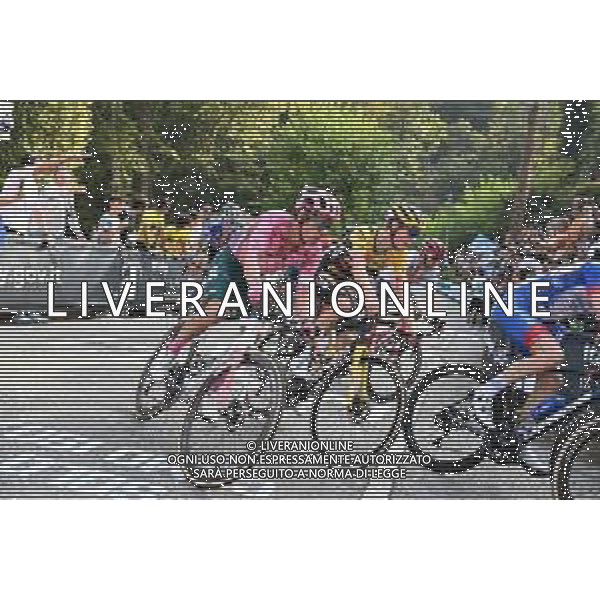 08-10-2022 Giro Di Lombardia; 2022, Ef Education - Easypost; 2022, Jumbo - Visma; Uran, Rigoberto; Vingegaard, Jonas; San Fermo Della Battaglia; foto stefano sirotti-ag aldo liverani sas