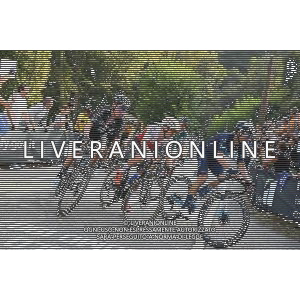 08-10-2022 Giro Di Lombardia; 2022, Movistar; 2022, Dsm; Valverde, Alejandro; Bardet, Romain; San Fermo Della Battaglia; foto stefano sirotti-ag aldo liverani sas