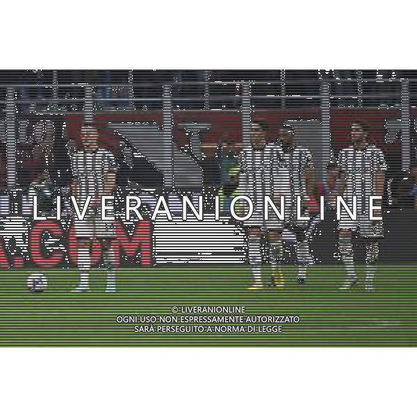 delusione Juventus dopo il gol subito dell\'1 a 0 Milan Milan vs Juventus Milano 08-10-2022 Stadio Giuseppe Meazza - San Siro Campionato Serie A TIM - 9a giornata foto Roberto Garavaglia/ag. Aldo Liverani sas/AGENZIA ALDO LIVERANI SAS