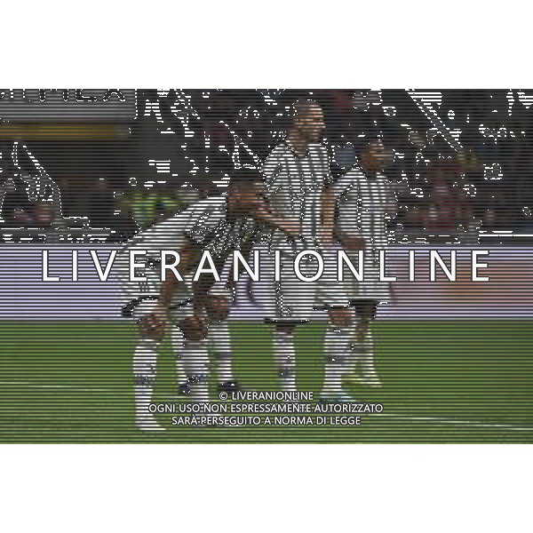 da SX Danilo Luiz Da Silva (Juventus), Leonardo Bonucci (Juventus) e Alex Sandro (Juventus) Milan vs Juventus Milano 08-10-2022 Stadio Giuseppe Meazza - San Siro Campionato Serie A TIM - 9a giornata foto Roberto Garavaglia/ag. Aldo Liverani sas
