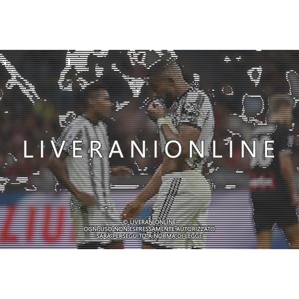 Gleison Bremer (Juventus) e sulla SX Alex Sandro (Juventus) Milan vs Juventus Milano 08-10-2022 Stadio Giuseppe Meazza - San Siro Campionato Serie A TIM - 9a giornata foto Roberto Garavaglia/ag. Aldo Liverani sas