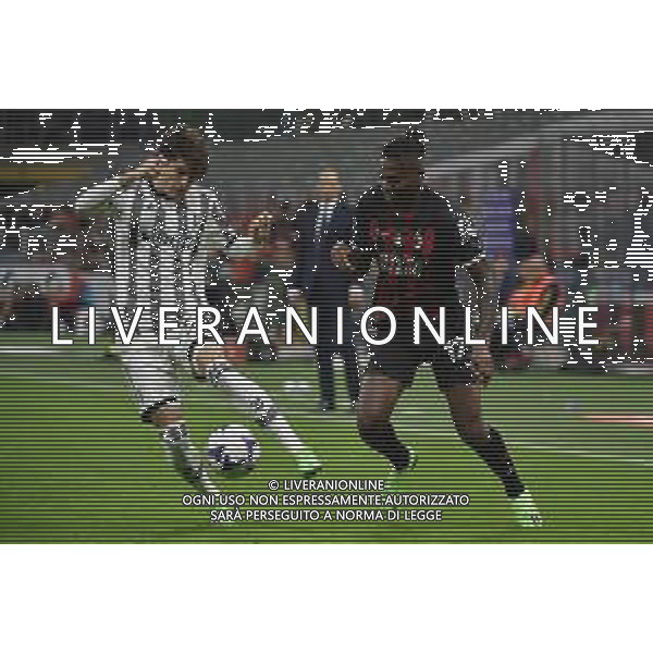 Matias Soule\' (Juventus) e Rafael Leao (Milan) Milan vs Juventus Milano 08-10-2022 Stadio Giuseppe Meazza - San Siro Campionato Serie A TIM - 9a giornata foto Roberto Garavaglia/ag. Aldo Liverani sas