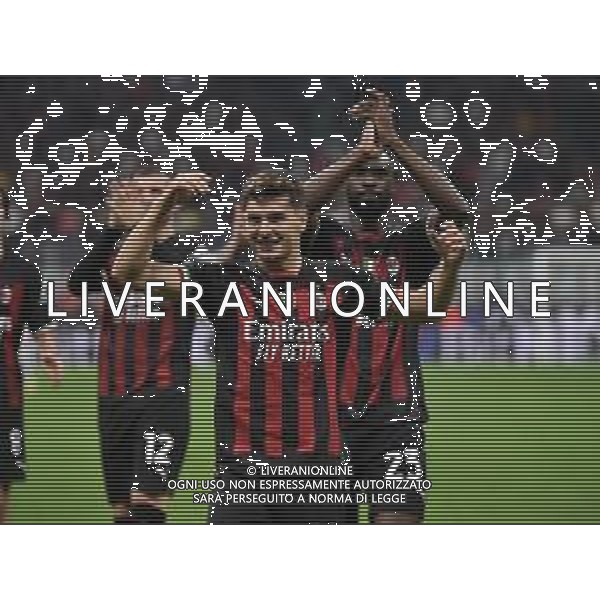 Brahim Diaz (Milan) e dietro a DX Fikayo Tomori (Milan) esultanza finale Milan vs Juventus Milano 08-10-2022 Stadio Giuseppe Meazza - San Siro Campionato Serie A TIM - 9a giornata foto Roberto Garavaglia/ag. Aldo Liverani sas