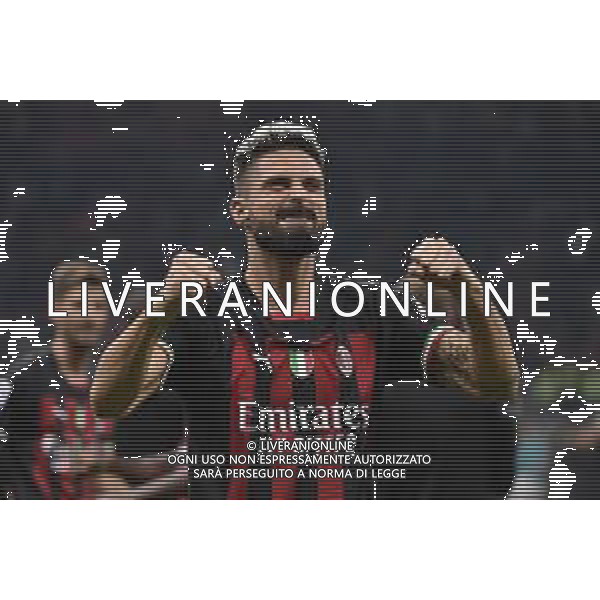Olivier Giroud (Milan) esultanza finale Milan vs Juventus Milano 08-10-2022 Stadio Giuseppe Meazza - San Siro Campionato Serie A TIM - 9a giornata foto Roberto Garavaglia/ag. Aldo Liverani sas