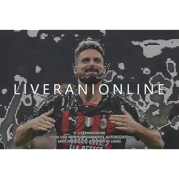 Olivier Giroud (Milan) esultanza finale Milan vs Juventus Milano 08-10-2022 Stadio Giuseppe Meazza - San Siro Campionato Serie A TIM - 9a giornata foto Roberto Garavaglia/ag. Aldo Liverani sas
