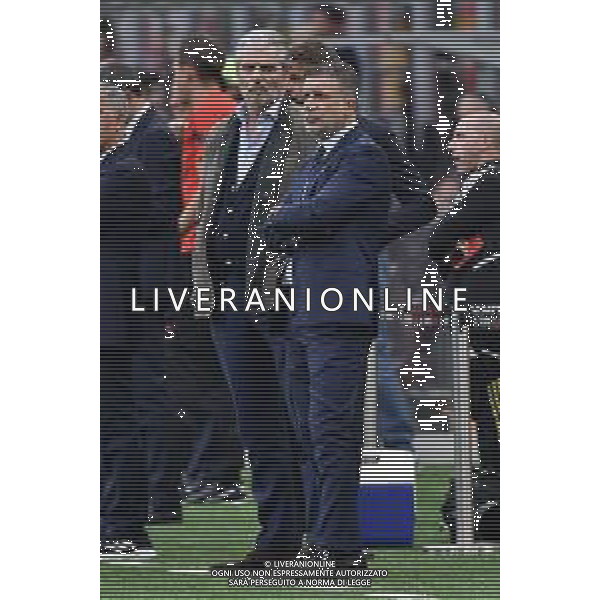 Maurizio Arrivabene amministratore delegato Juventus SX e Federico Cherubini direttore sportivo Juventus DX Milan vs Juventus Milano 08-10-2022 Stadio Giuseppe Meazza - San Siro Campionato Serie A TIM - 9a giornata foto Roberto Garavaglia/ag. Aldo Liverani sas