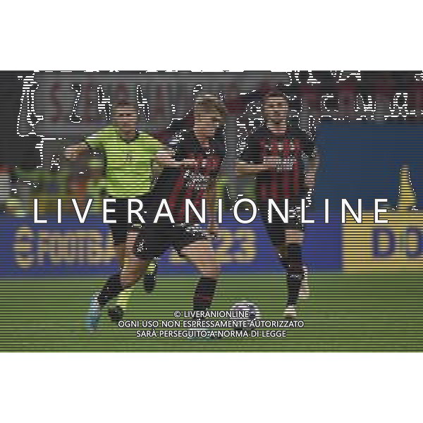 Charles de Ketelaere (Milan) e sulla DX Rade Krunic (Milan) Milan vs Juventus Milano 08-10-2022 Stadio Giuseppe Meazza - San Siro Campionato Serie A TIM - 9a giornata foto Roberto Garavaglia/ag. Aldo Liverani sas