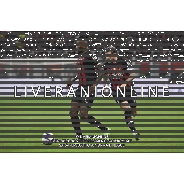 Rafael Leao (Milan) SX e Theo Hernandez (Milan) DX Milan vs Juventus Milano 08-10-2022 Stadio Giuseppe Meazza - San Siro Campionato Serie A TIM - 9a giornata foto Roberto Garavaglia/ag. Aldo Liverani sas