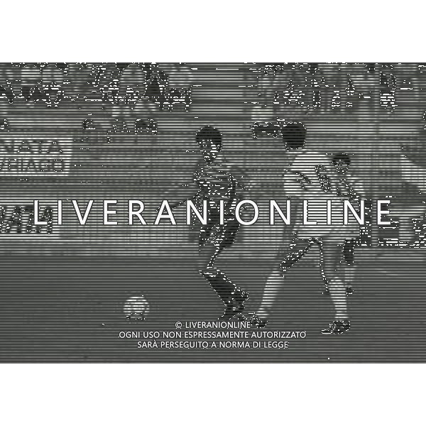 17-09-1989 MONZA-CAMPIONATO DI CALCIO SERIE B MONZA-REGGIANA 1-0 NELLA FOTO AZIONE DI GIOCO AG ALDO LIVERANI SAS