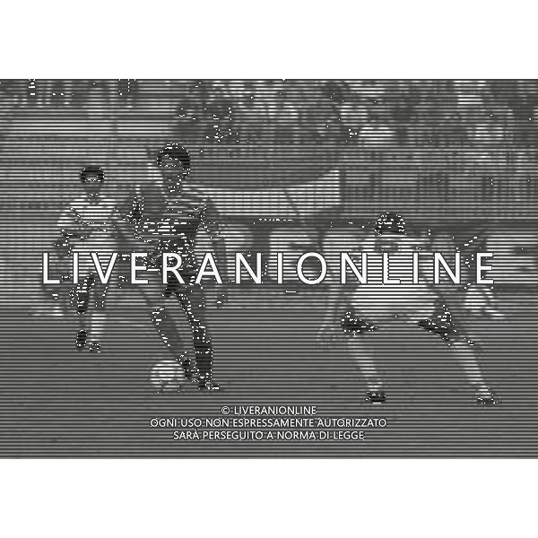 17-09-1989 MONZA-CAMPIONATO DI CALCIO SERIE B MONZA-REGGIANA 1-0 NELLA FOTO AZIONE DI GIOCO AG ALDO LIVERANI SAS