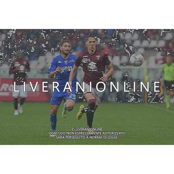 TVMV-Torino 09.10.2022 Stadio Grande Torino © Manuela Viganti/Agenzia Aldo Liverani Torino vs Empoli Campionato Calcio Serie A TIM 2022/2023 9a giornata Nella foto: Sasa Lukic Filippo Bandinelli /AGENZIA ALDO LIVERANI SAS