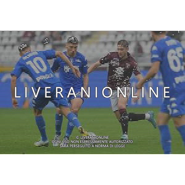 TVMV-Torino 09.10.2022 Stadio Grande Torino © Manuela Viganti/Agenzia Aldo Liverani Torino vs Empoli Campionato Calcio Serie A TIM 2022/2023 9a giornata Nella foto: Nicolo\' Cambiaghi-Alexey Miranchuck /AGENZIA ALDO LIVERANI SAS
