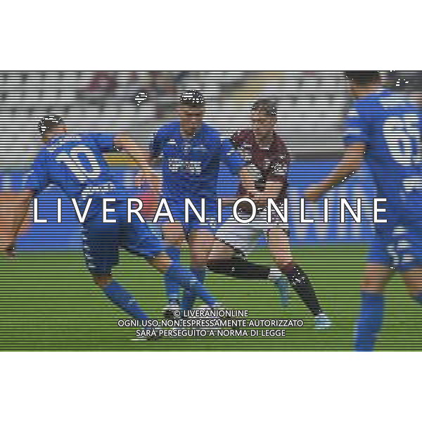 TVMV-Torino 09.10.2022 Stadio Grande Torino © Manuela Viganti/Agenzia Aldo Liverani Torino vs Empoli Campionato Calcio Serie A TIM 2022/2023 9a giornata Nella foto: Nicolo\' Cambiaghi-Alexey Miranchuck /AGENZIA ALDO LIVERANI SAS