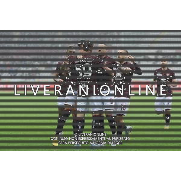 TVMV-Torino 09.10.2022 Stadio Grande Torino © Manuela Viganti/Agenzia Aldo Liverani Torino vs Empoli Campionato Calcio Serie A TIM 2022/2023 9a giornata Nella foto: Esultanze Torino con gol annullato a Alexey Miranchuck /AGENZIA ALDO LIVERANI SAS