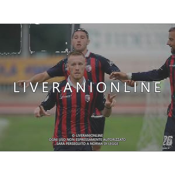 09-10-2022 IMOLESE CALCIO - RECANATESE NELLA FOTO LA FELICITA\' DI GIANMARCO DE FEO DELL\'IMOLESE DOPO IL GOL ©SANNA / AGENZIA ALDO LIVERANI SAS