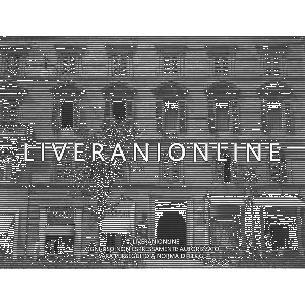 1960 ROMA PALAZZO SEDE DEL SETTIMANALE L\'EUROPEO IN VIA VENETO A ROMA ANNO 1960 AG ALDO LIVERANI SAS