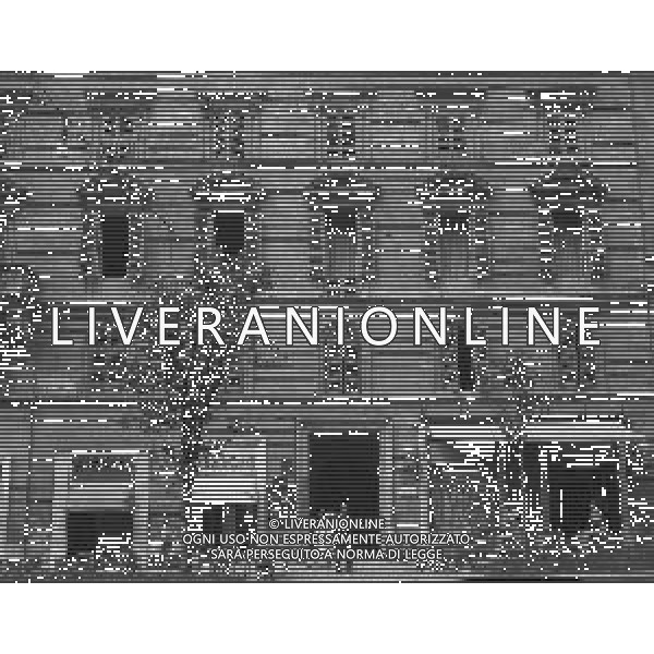 1960 ROMA PALAZZO SEDE DEL SETTIMANALE L\'EUROPEO IN VIA VENETO A ROMA ANNO 1960 AG ALDO LIVERANI SAS
