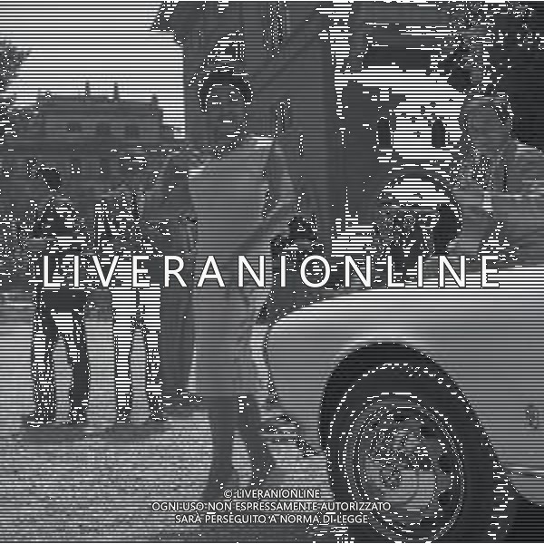 1959 ROMA-RALLY DEL CINEMA NELLA FOTO PARTECIPANTE AL RALLY DEL CINEMA FOTO SANDRO VESPASIANI-AG ALDO LIVERANI SAS