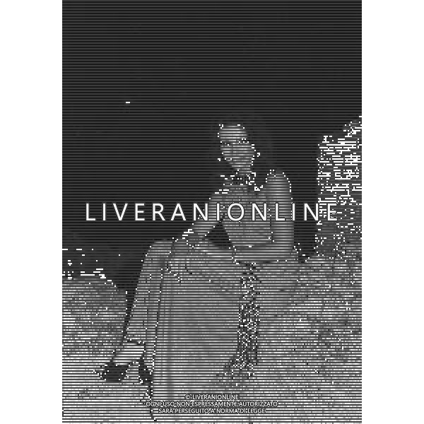 RETROSPETTIVA PAVLO LILIANA ATTRICE NELLA FOTO PAVLO LILIANA A TAORMINA NELL\'ANNO 1972 AG ALDO LIVERANI SAS
