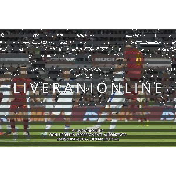 Roma vs Lecce Campionato Serie A TIM - 9 Giornata Stadio Olimpico - Roma 09-10-2022 nella foto Gol Chris Smalling ©Federico Gaetano / AGENZIA ALDO LIVERANI SAS