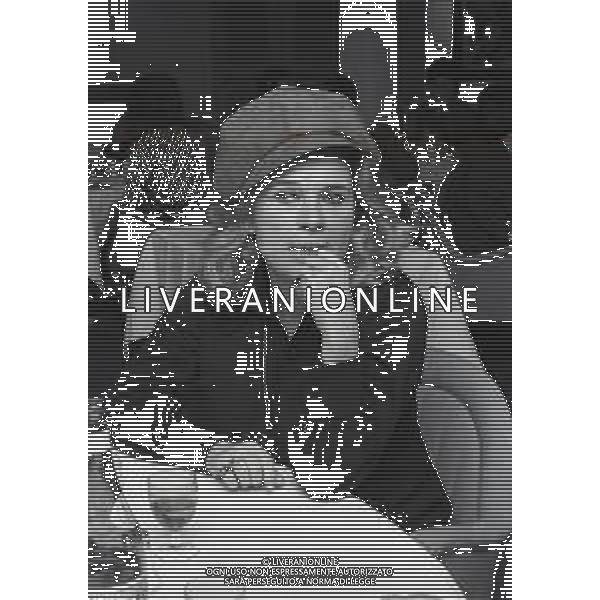 RETROSPETTIVA LUCIA ALBERTI ASTROLOGA NELLA FOTO LUCIA ALBERTI IN CROCIERA NELL\'ANNO 1971 AG ALDO LIVERANI SAS