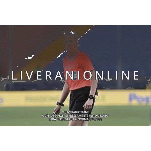 TVRG l\'arbitro Michele Schmolzer (SVI) Italia vs Brasile Genova 10-10-2022 Stadio Luighi Ferraris Marassi amichevole nazionale femminile foto Roberto Garavaglia/ag. Aldo Liverani sas / AGENZIA ALDO LIVERANI SAS